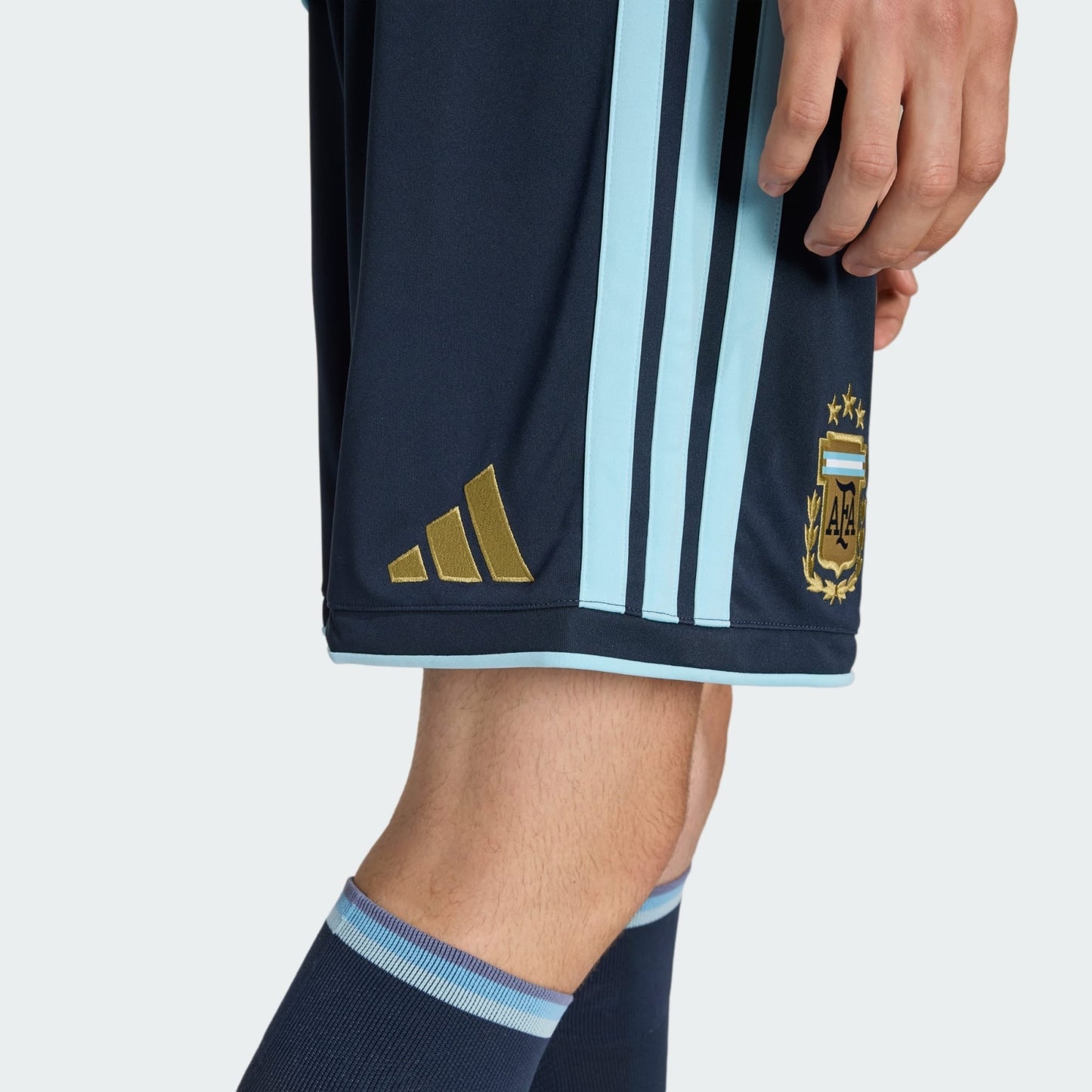 Shorts Argentina 2026/27 II - detalhe da gola