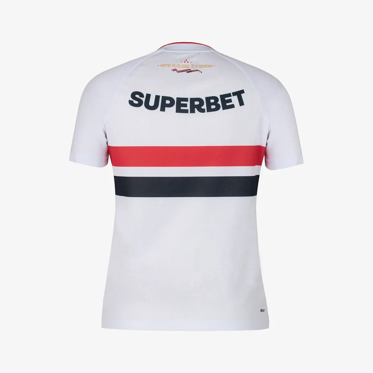Camisa Feminina São Paulo I 2026/27 - detalhe da gola