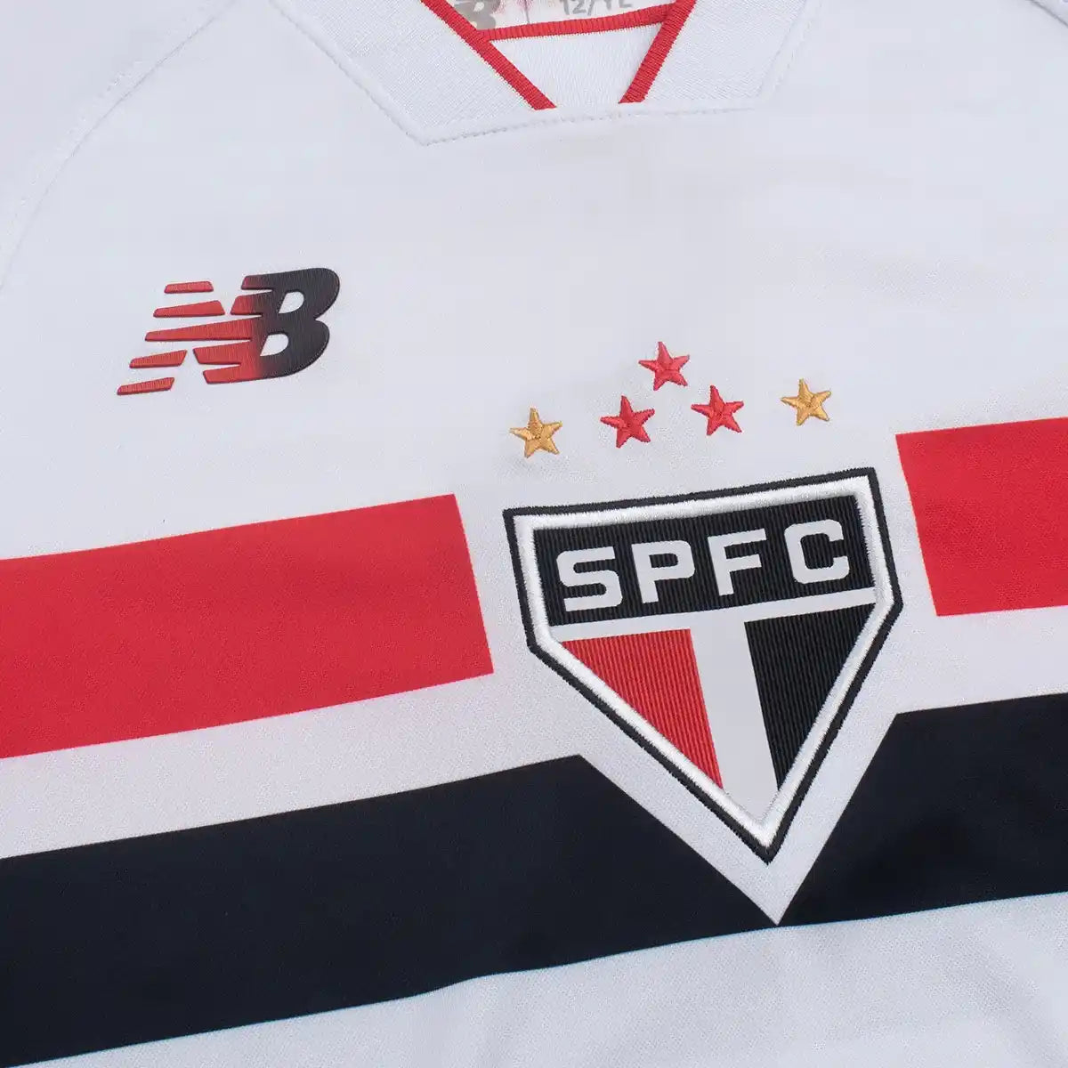 Camisa Feminina São Paulo I 2026/27 - detalhe da manga
