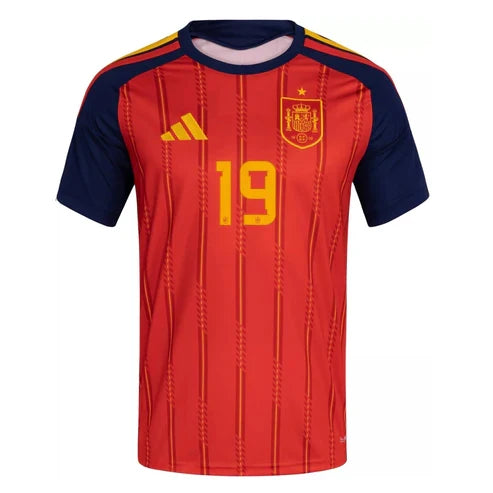 Camisa Espanha Home Copa 2026 - #19 Lamine Yamal - Torcedor