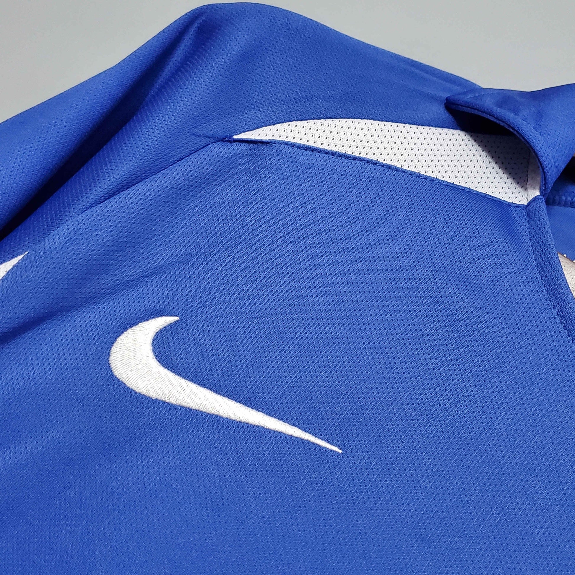 Camisa Seleção Brasil II - Retrô 2002 - detalhe
