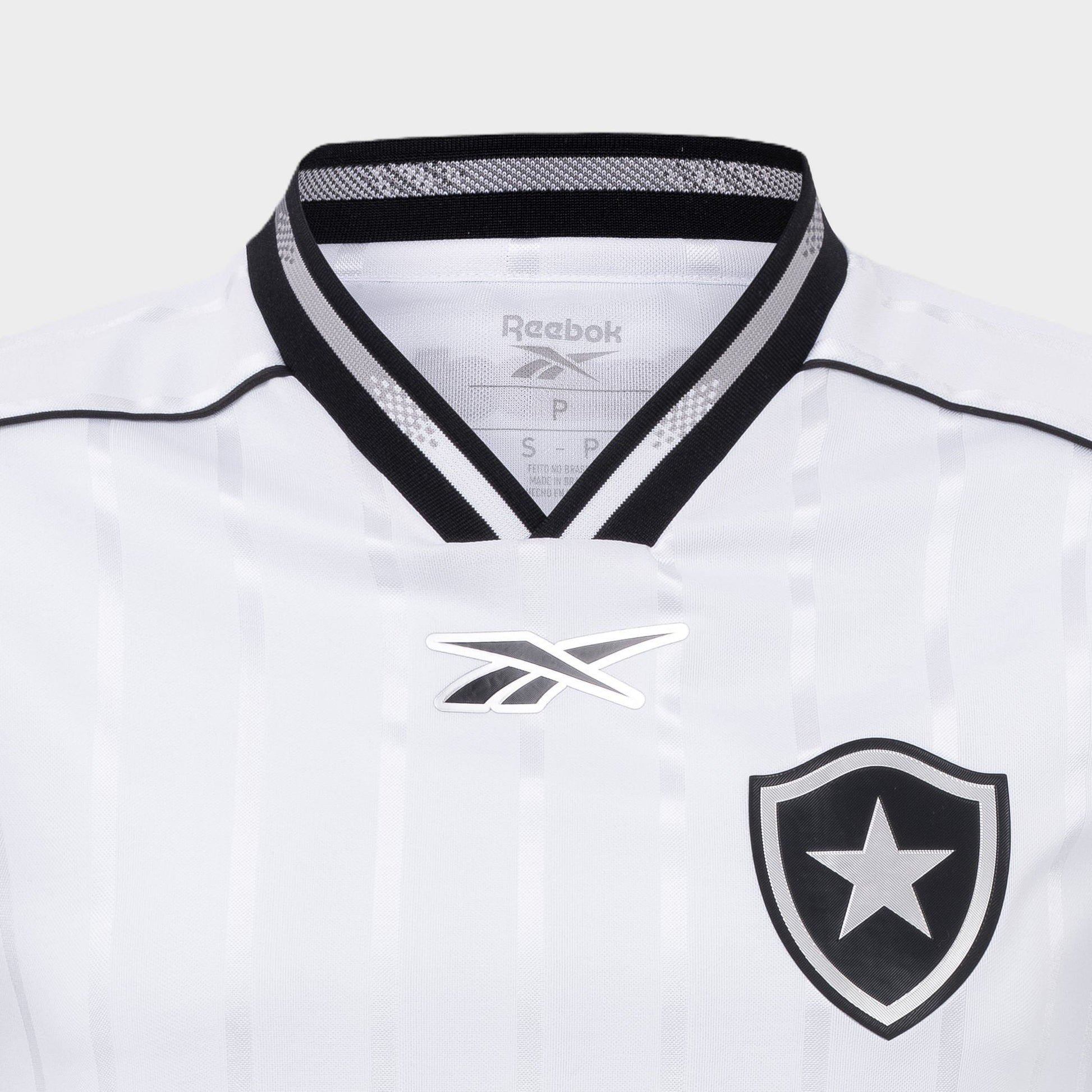 Camisa Rebook Botafogo 2025/26 III - detalhe da gola