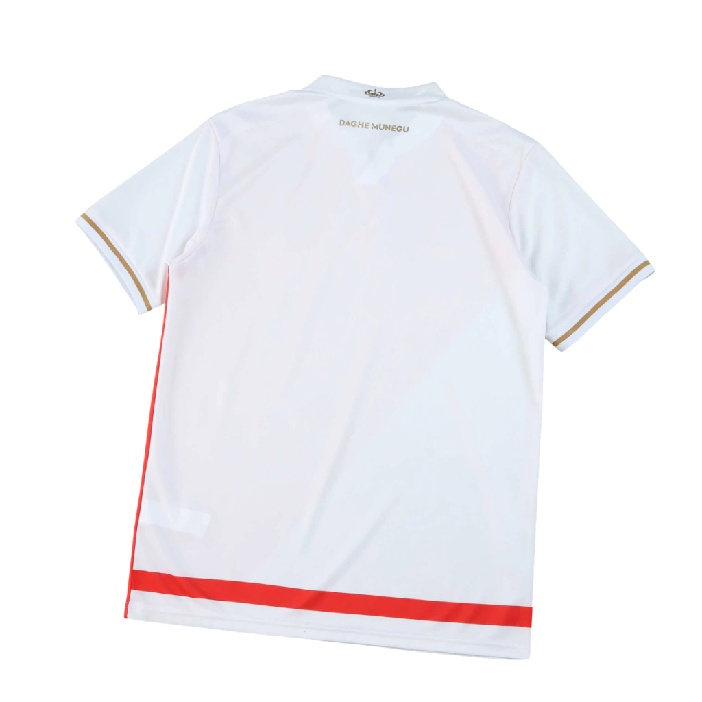 Camisa Mônaco 2025/26 I - detalhe da gola