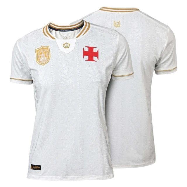 Camisa Vasco da Gama 2026/27 Círio de Nazaré Torcedora Feminina - frente e costas