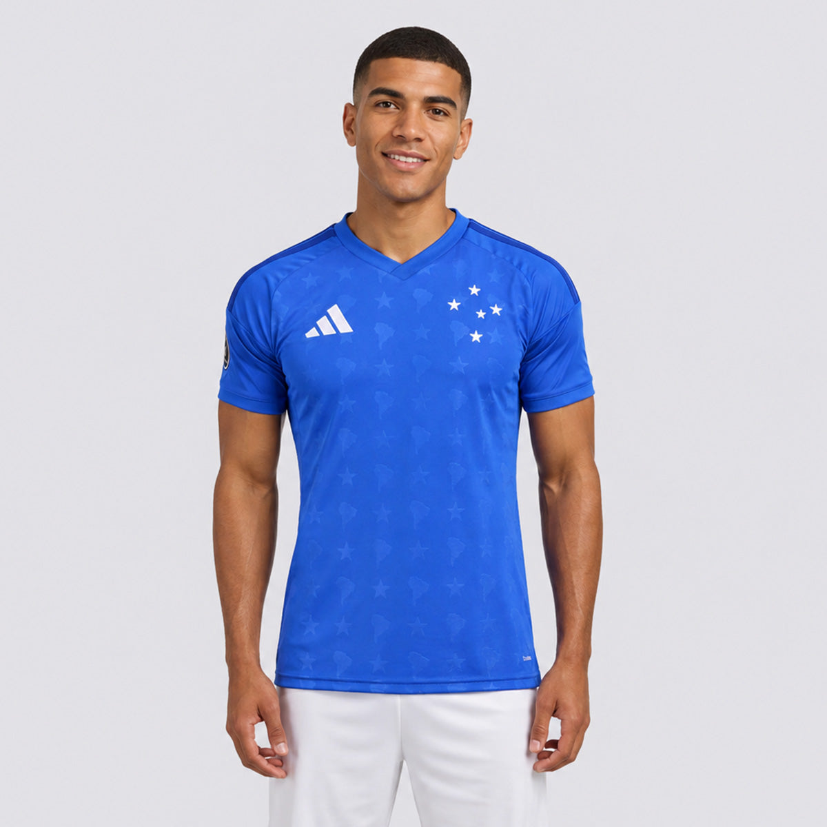 Camisa Adidas Cruzeiro I 2026 Patch Libertadores