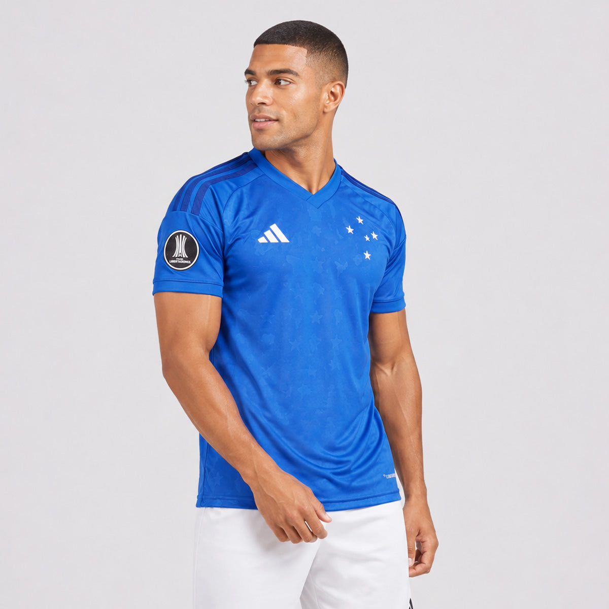 Camisa Adidas Cruzeiro I 2026 Patch Libertadores