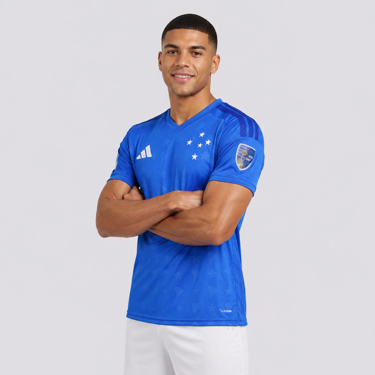 Camisa Adidas Cruzeiro I 2026 Patch Libertadores