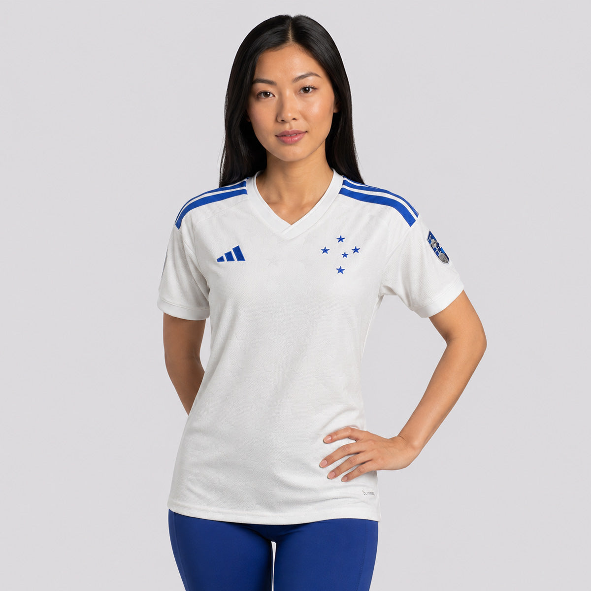 Camisa Adidas Cruzeiro II 2026 Feminina Patch Libertadores