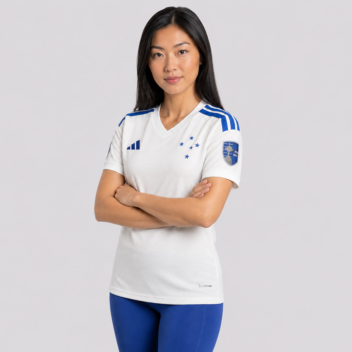Camisa Adidas Cruzeiro II 2026 Feminina Patch Libertadores