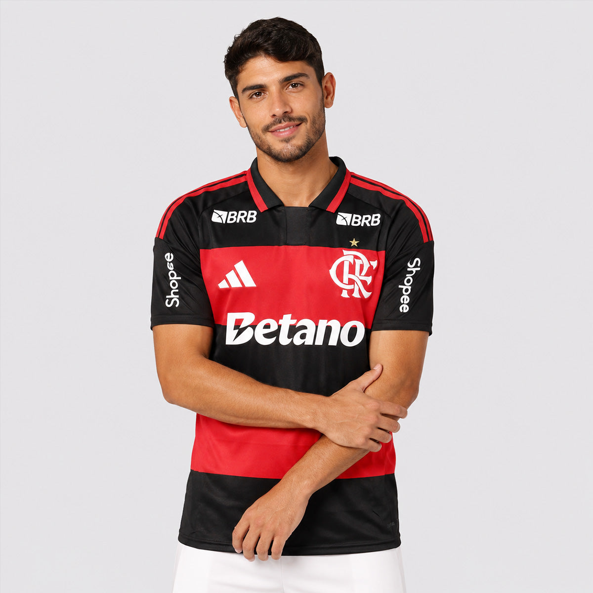 Camisa Adidas Flamengo I 2026 Com Patrocínio