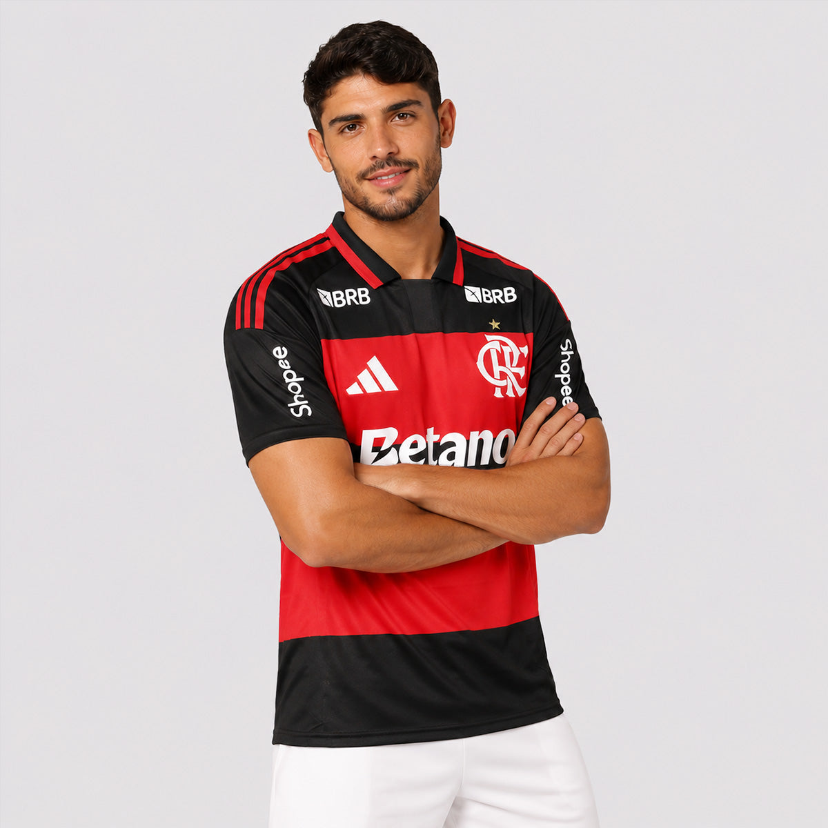 Camisa Adidas Flamengo I 2026 Com Patrocínio