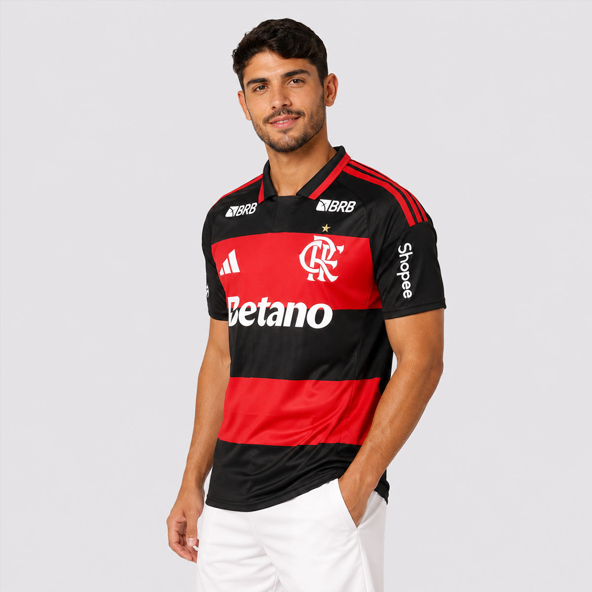 Camisa Adidas Flamengo I 2026 Com Patrocínio