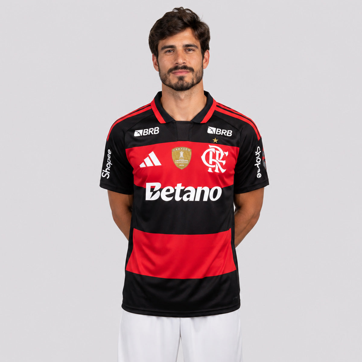 Camisa Adidas Flamengo I 2026 Patch Libertadores