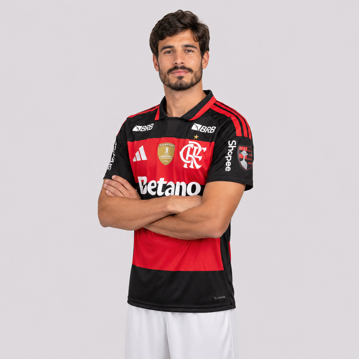 Camisa Adidas Flamengo I 2026 Patch Libertadores