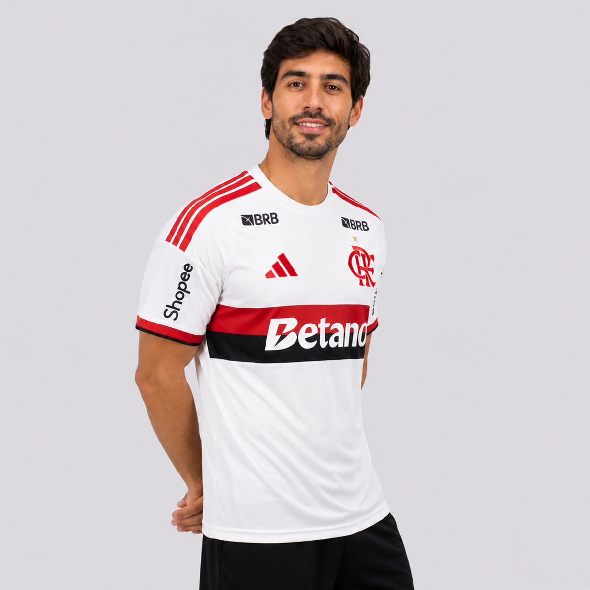 Camisa Adidas Flamengo II 2026 Com Patrocínios