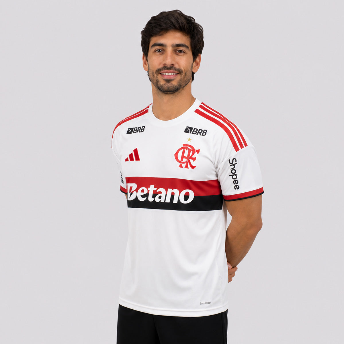 Camisa Adidas Flamengo II 2026 Com Patrocínios