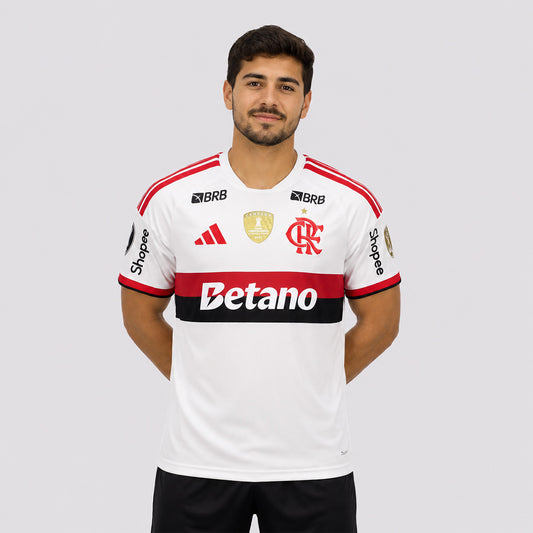 Camisa Adidas Flamengo II 2026/27 Patchs Campeão Libertadores