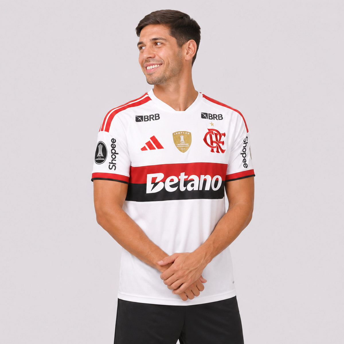 Camisa Adidas Flamengo II 2026 Patch Libertadores