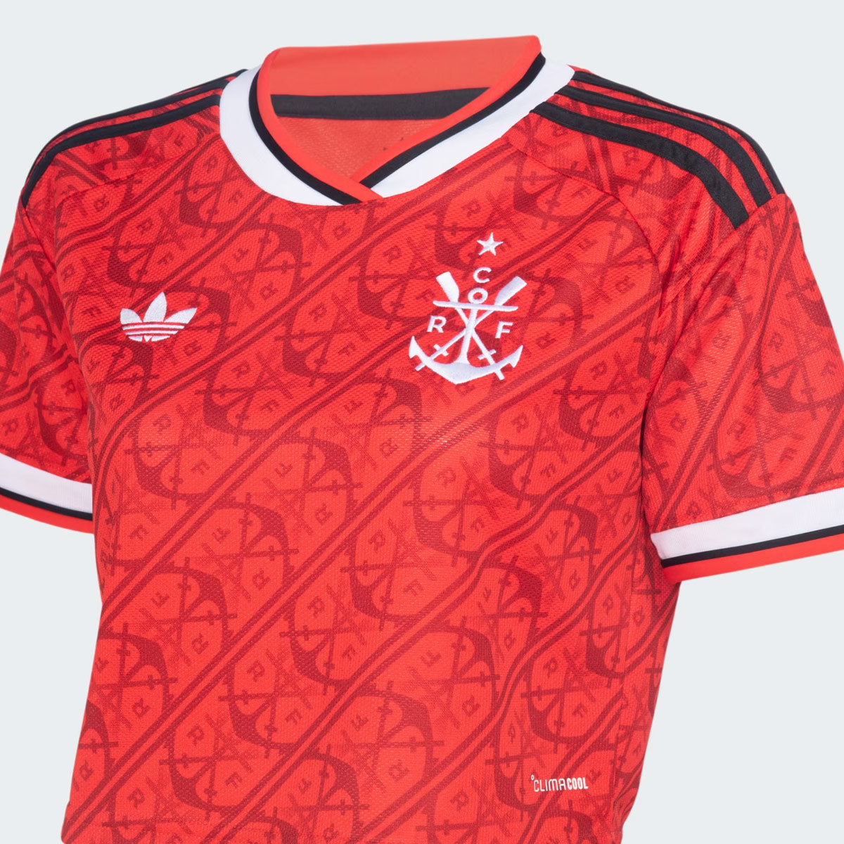 Camisa Cropped Adidas Flamengo III 2026 Feminina