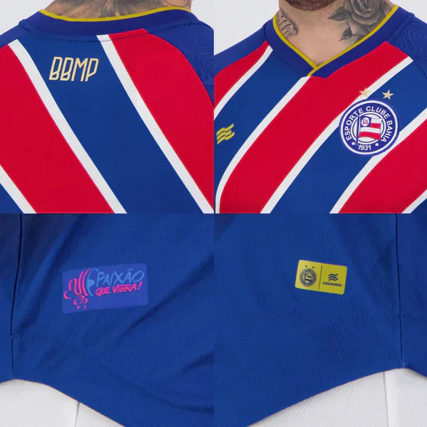 Camisa Bahia 2024/25 II Torcedor - detalhe da gola