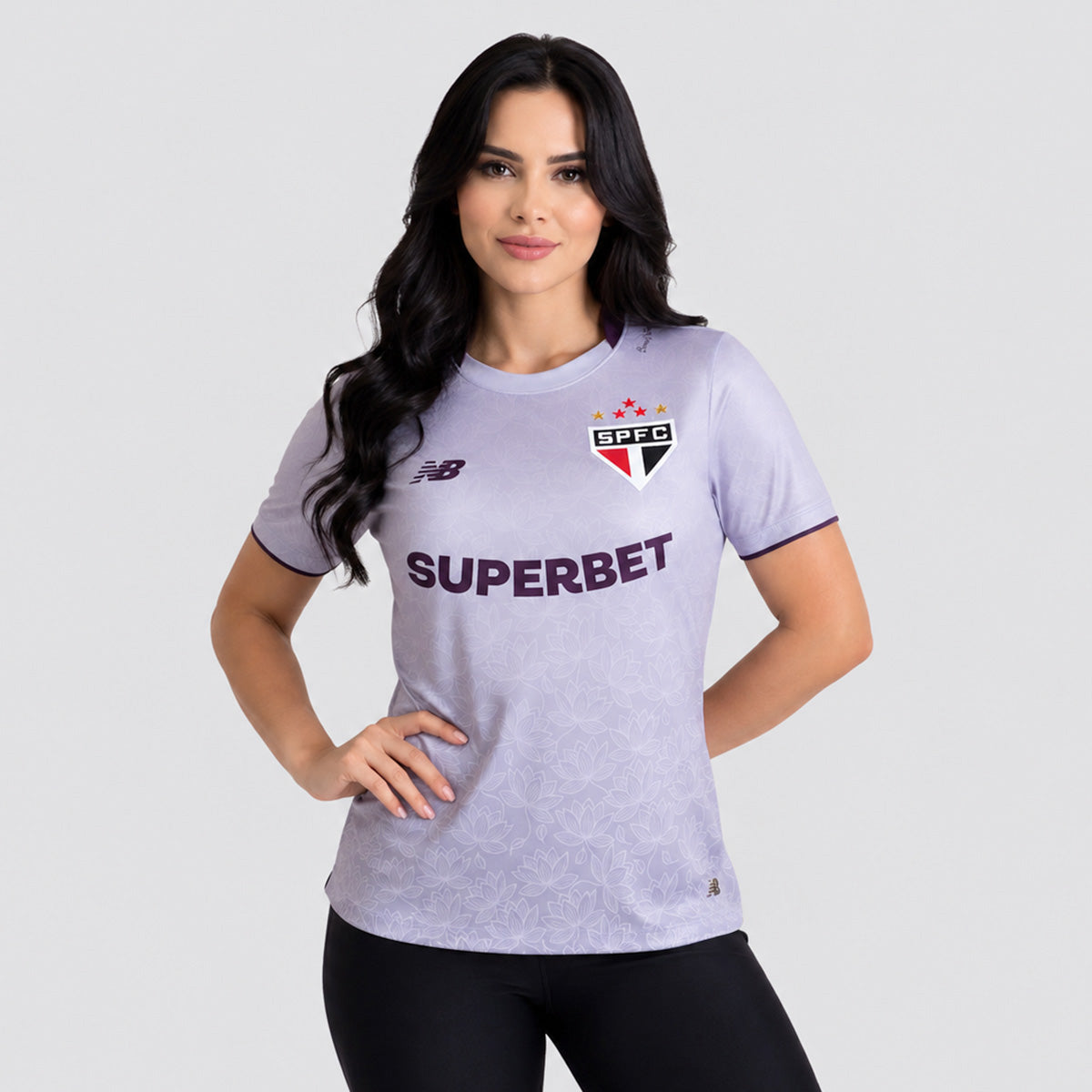 Camisa New Balance São Paulo Comemorativa Lótus 2026/27 Feminina