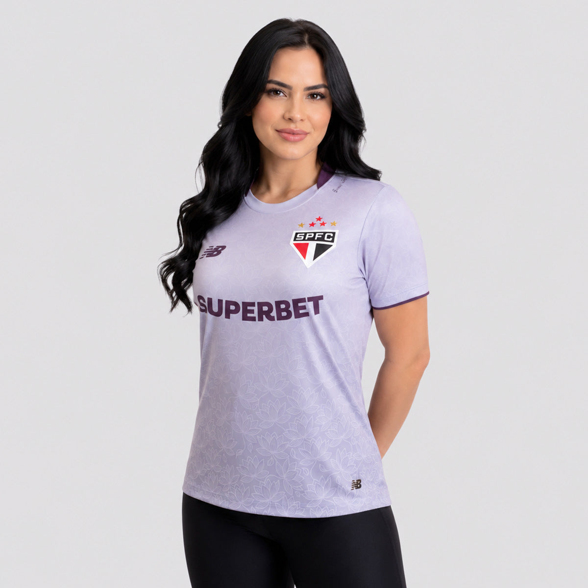 Camisa New Balance São Paulo Comemorativa Lótus 2026/27 Feminina