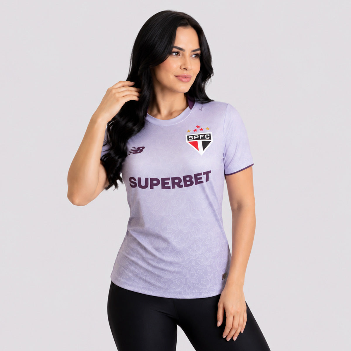Camisa New Balance São Paulo Comemorativa Lótus 2026/27 Feminina