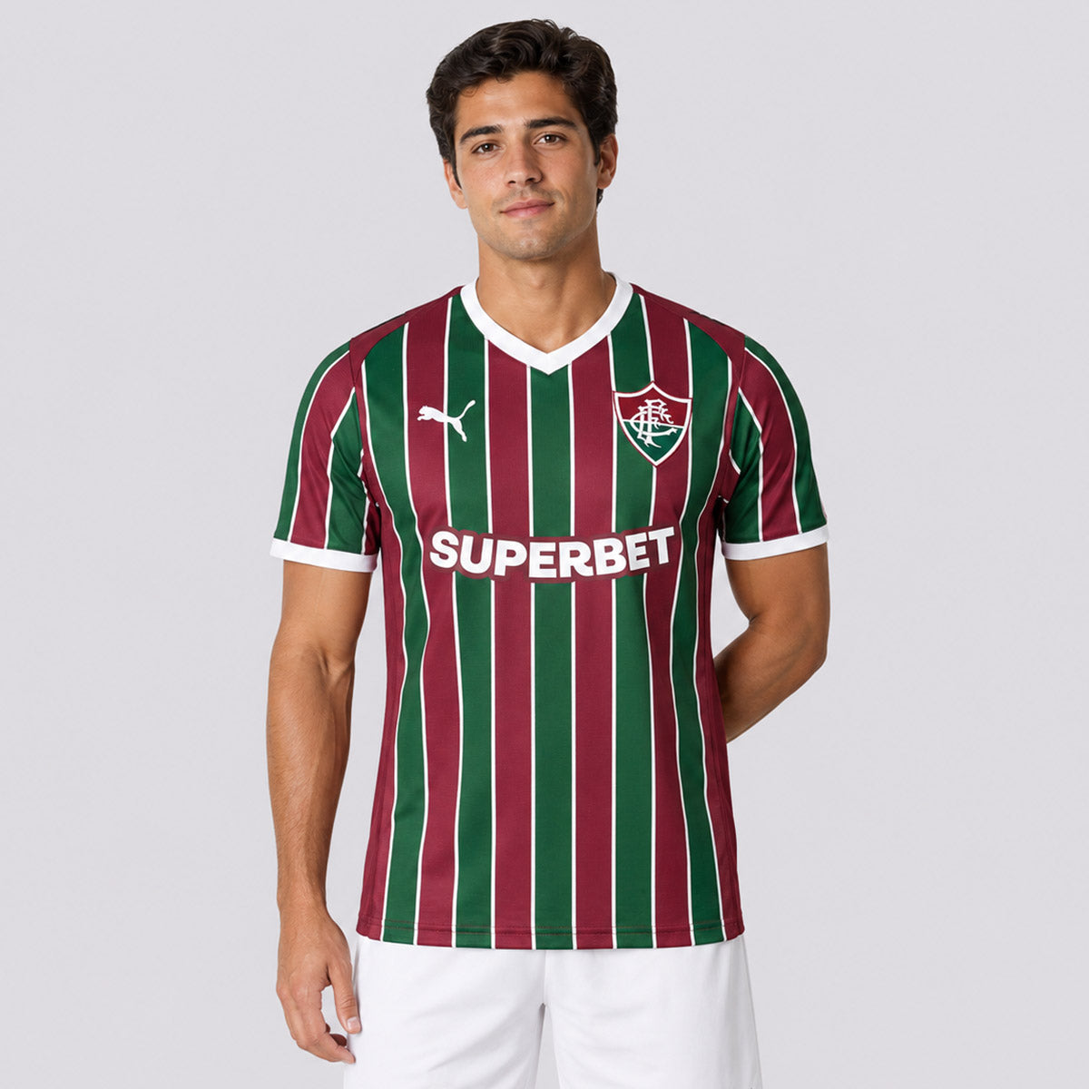 Camisa Puma Fluminense I 2026 Patch Libertadores