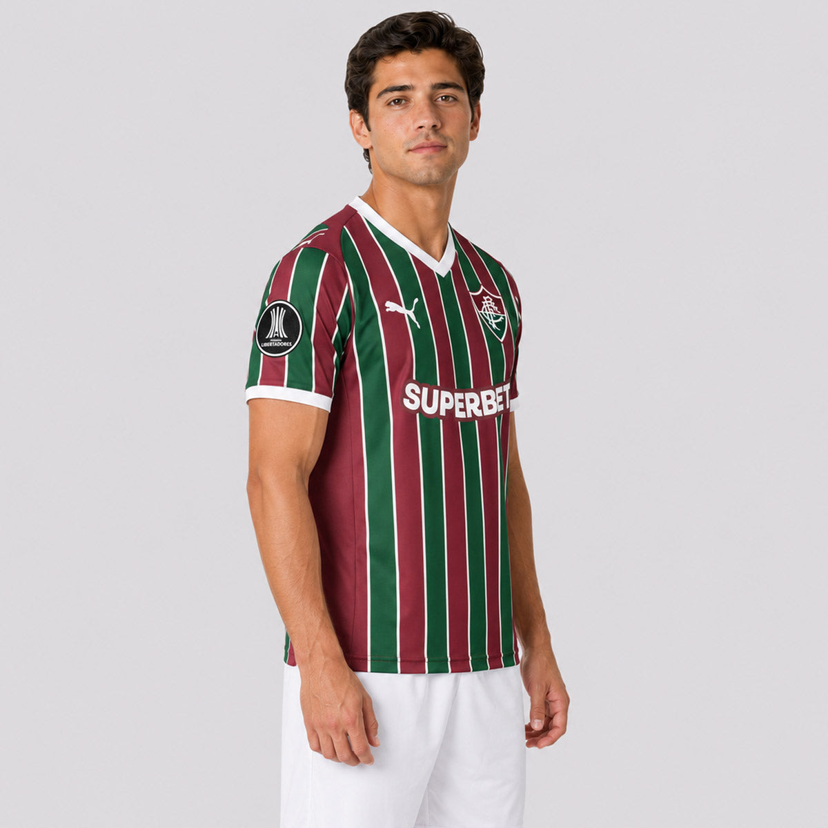 Camisa Puma Fluminense I 2026 Patch Libertadores