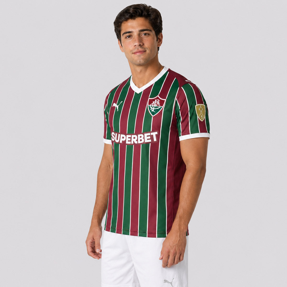 Camisa Puma Fluminense I 2026 Patch Libertadores
