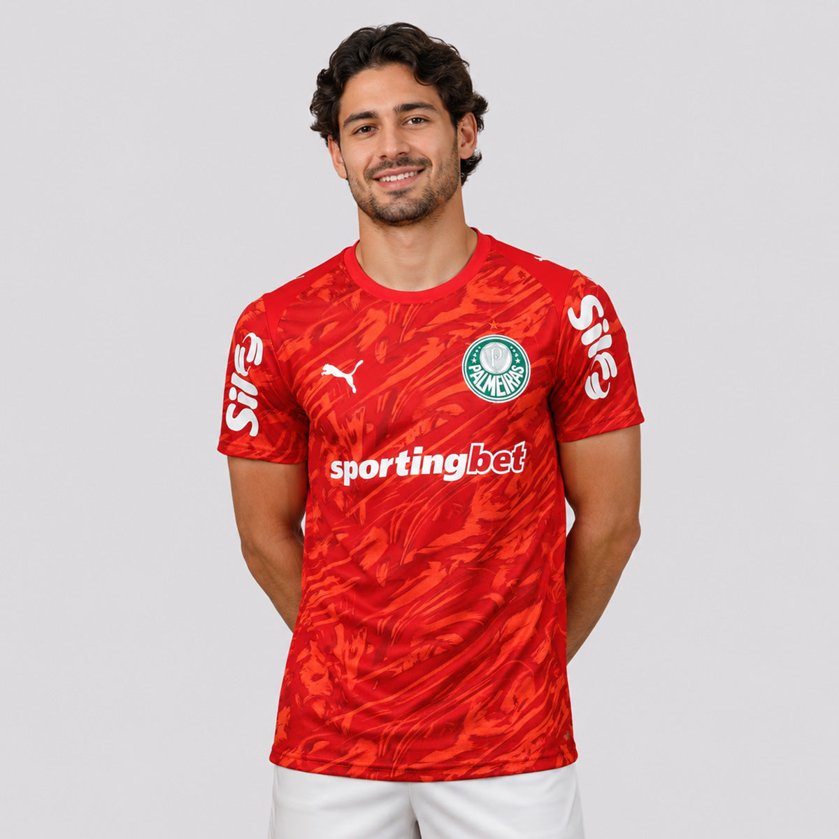 Camisa Puma Palmeiras Goleiro I 2026 Patch Libertadores