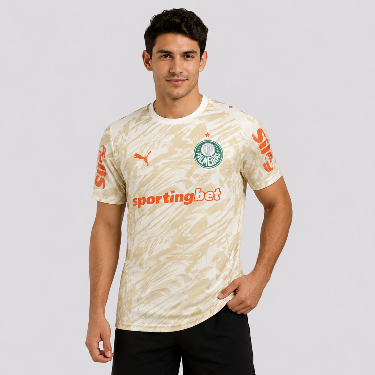 Camisa Puma Palmeiras Goleiro II 2026 Patch Libertadores