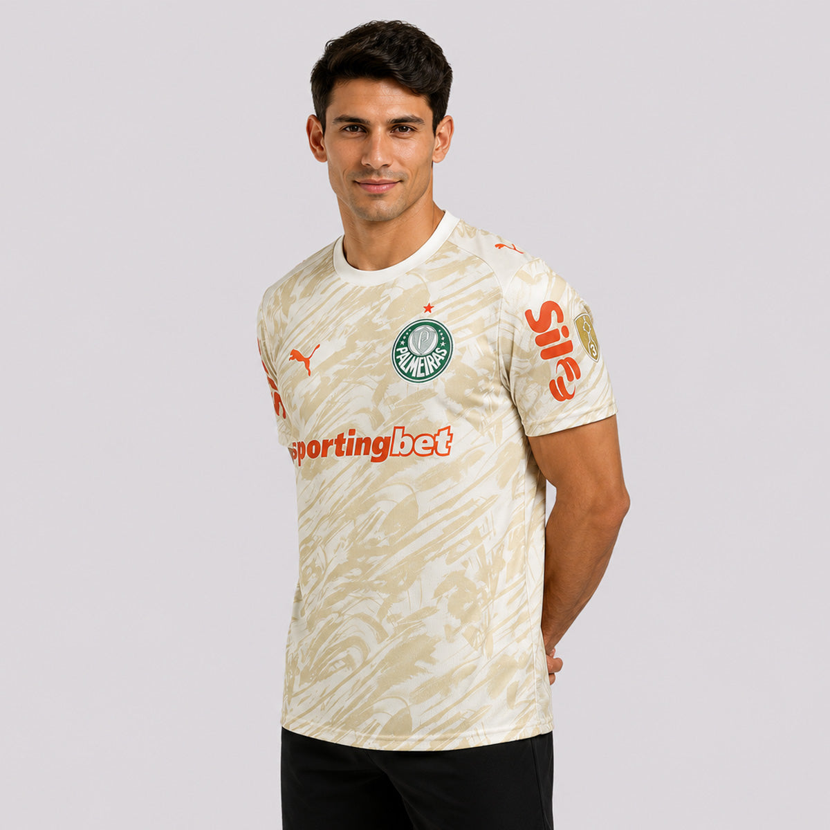 Camisa Puma Palmeiras Goleiro II 2026 Patch Libertadores