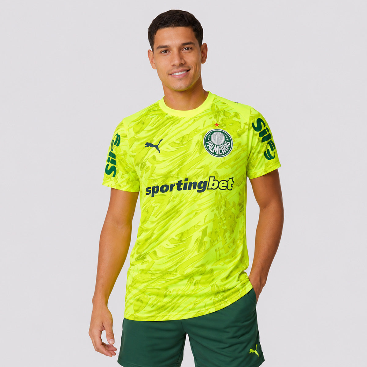 Camisa Puma Palmeiras Goleiro III 2026/27 Patch Libertadores