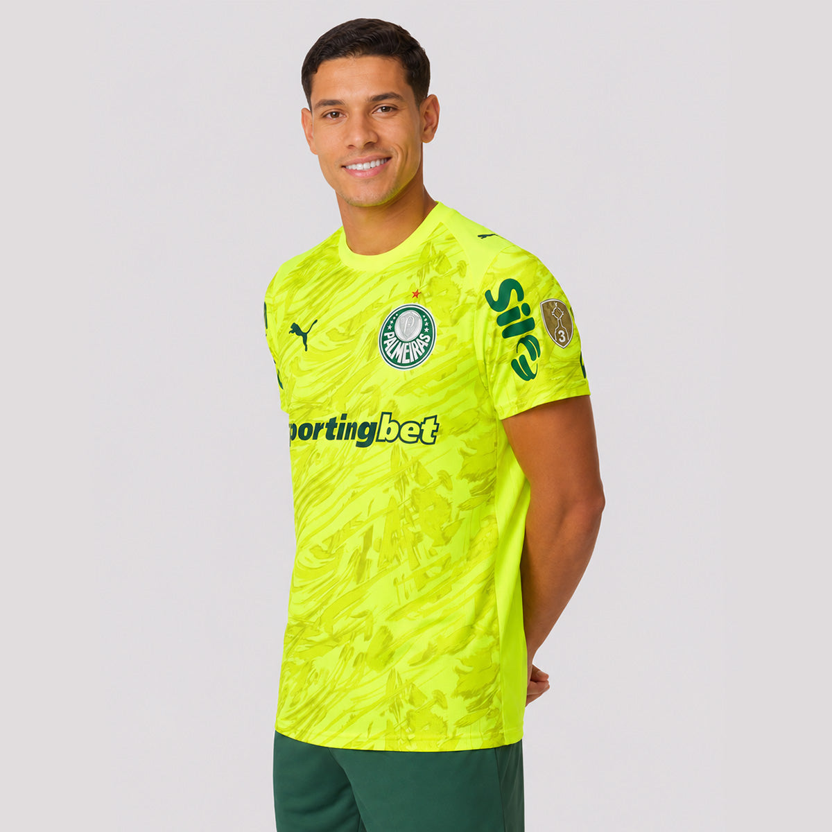 Camisa Puma Palmeiras Goleiro III 2026/27 Patch Libertadores