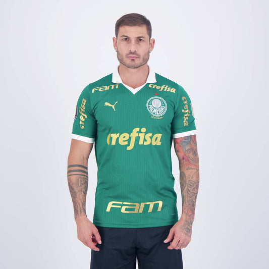 Camisa Puma Palmeiras I 2024/25 Patch Libertadores