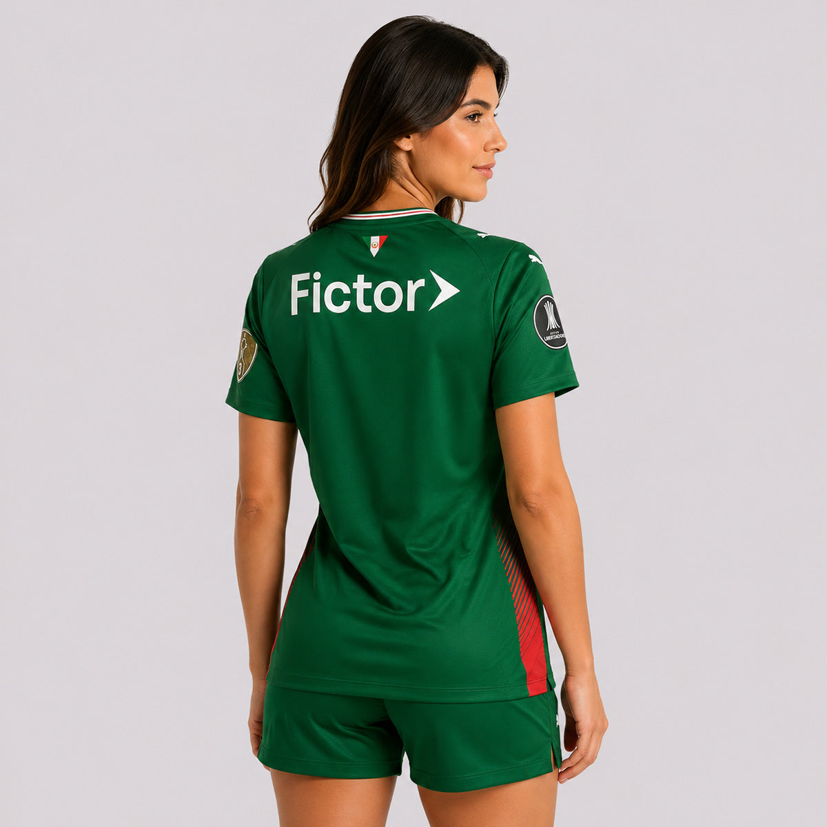 Camisa Puma Palmeiras I 2026 Feminina Patch Libertadores