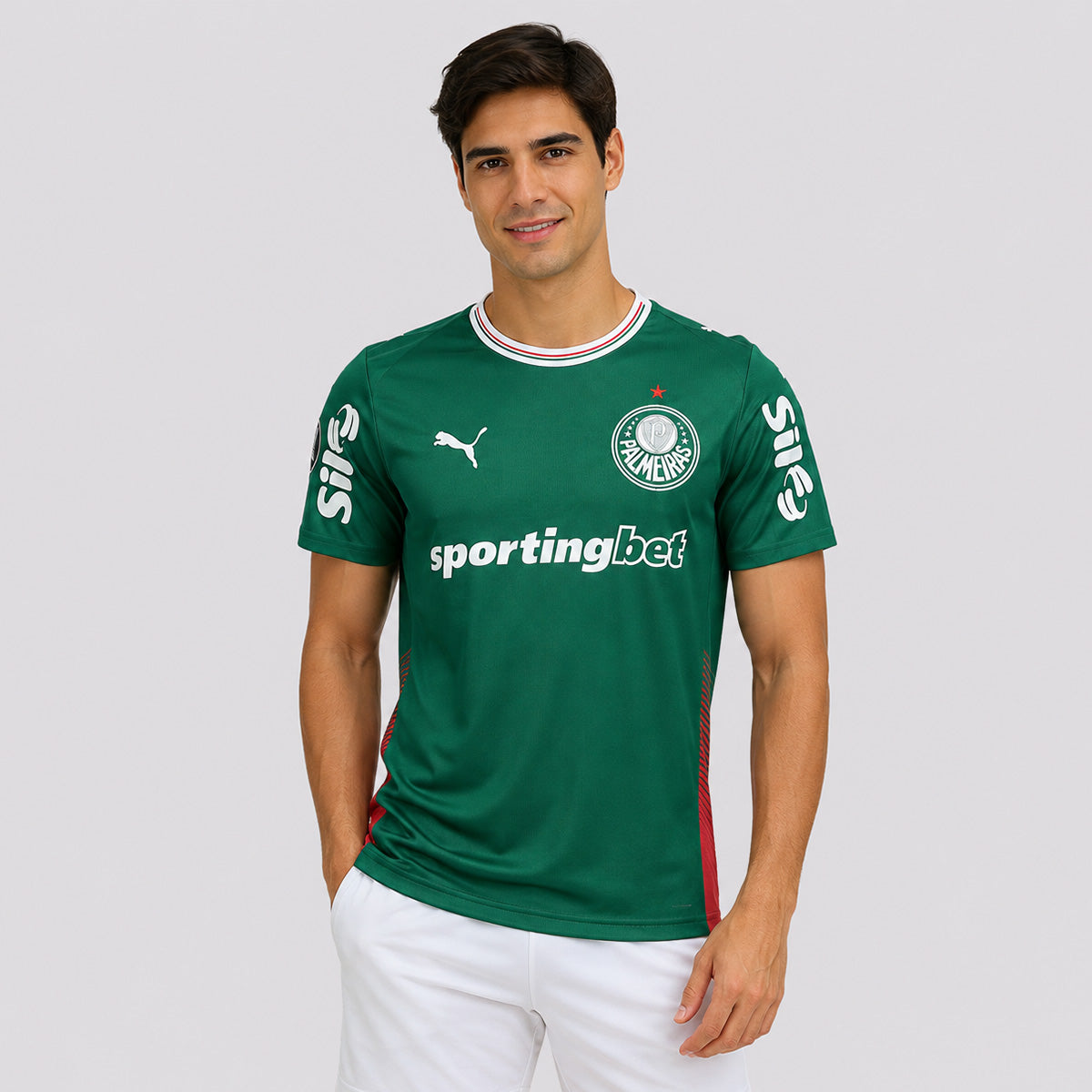 Camisa Puma Palmeiras I 2026 Patch Libertadores