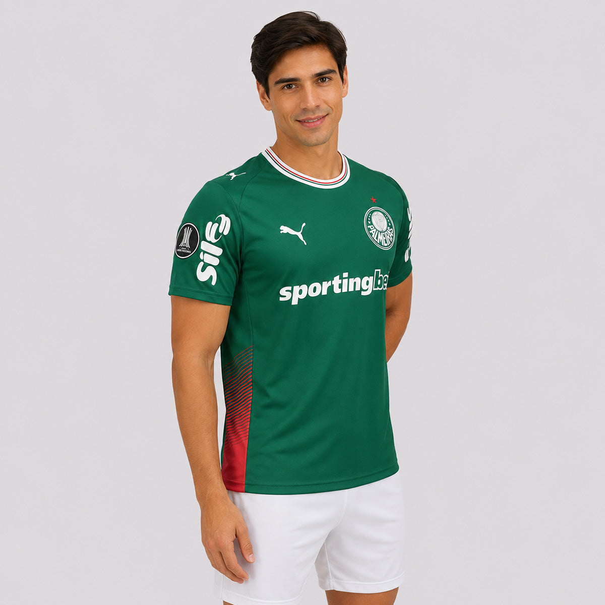 Camisa Puma Palmeiras I 2026 Patch Libertadores