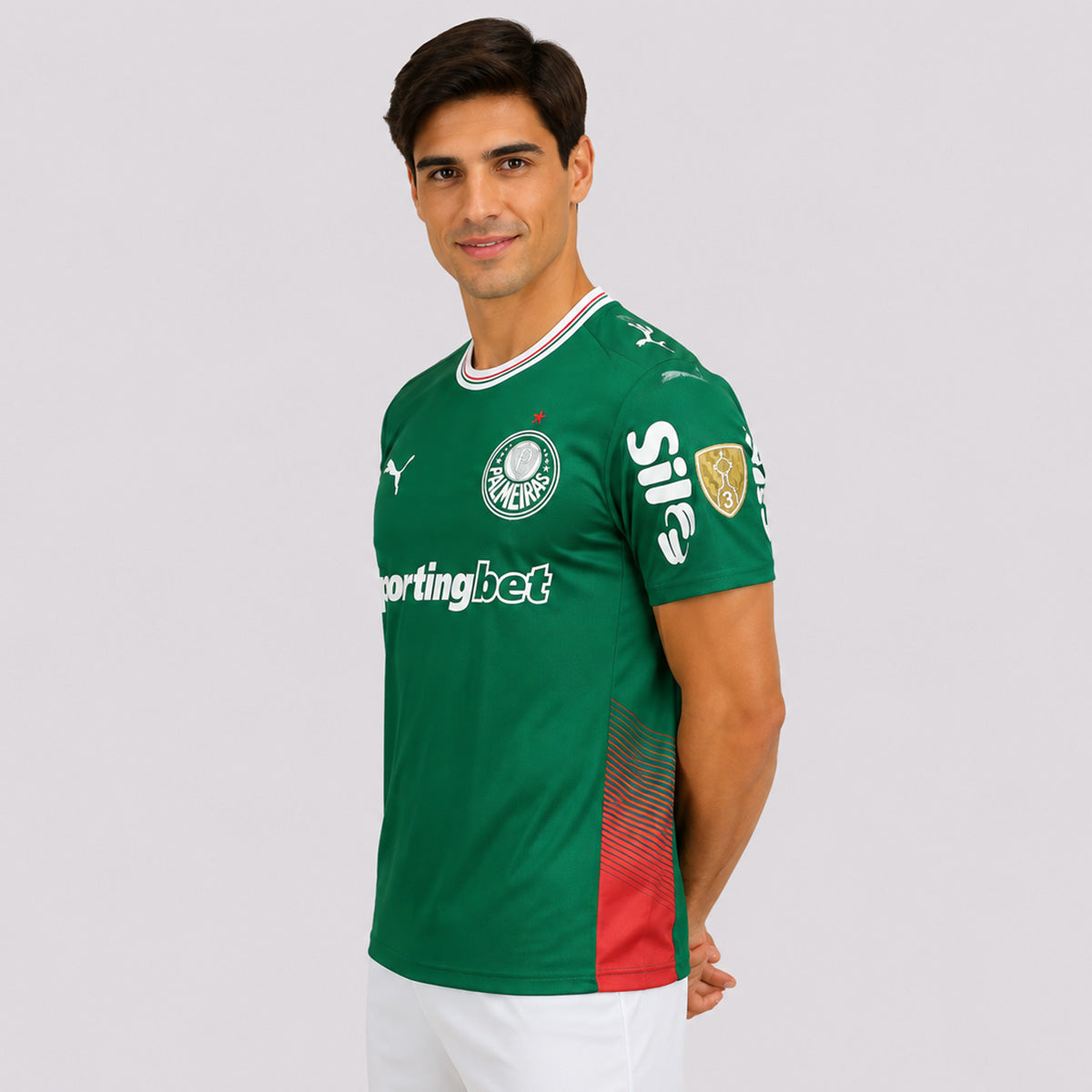 Camisa Puma Palmeiras I 2026 Patch Libertadores