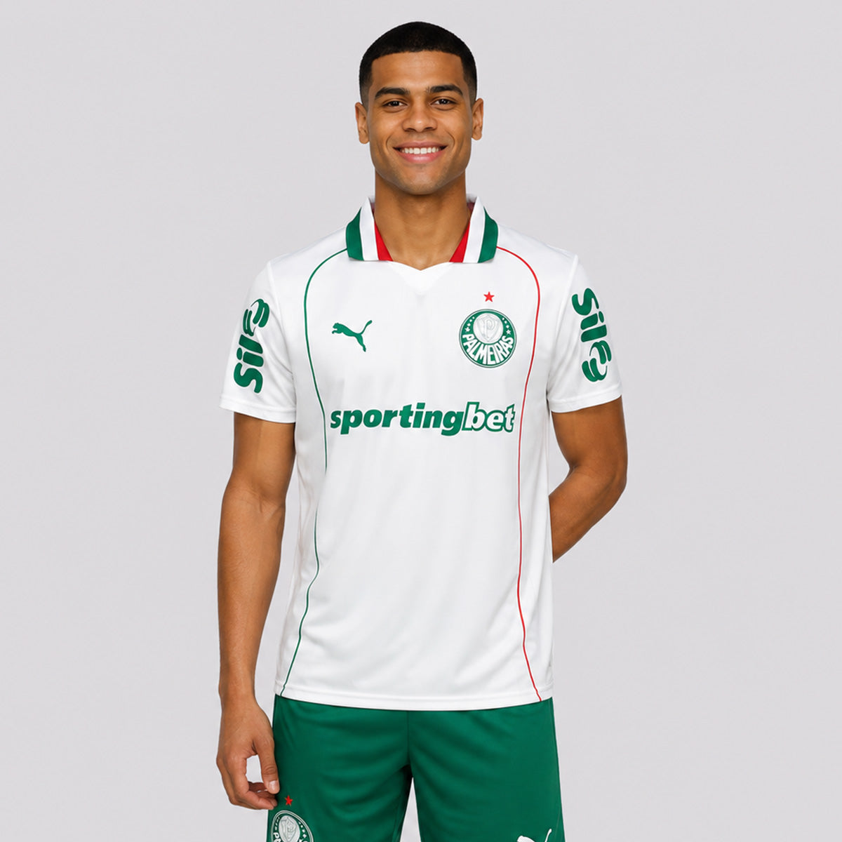 Camisa Puma Palmeiras II 2026 Estádio Patch Libertadores