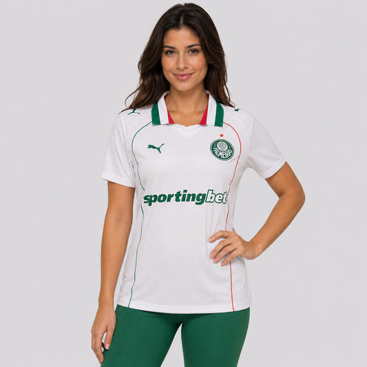 Camisa Puma Palmeiras II 2026/27 Feminina Patch Libertadores