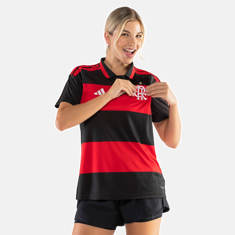 Camiseta Flamengo Feminina 2026/27 I - detalhe