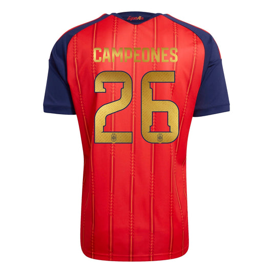 Camisa Espanha 2026/27 I Home Torcedor - Edição Campeões do Mundo