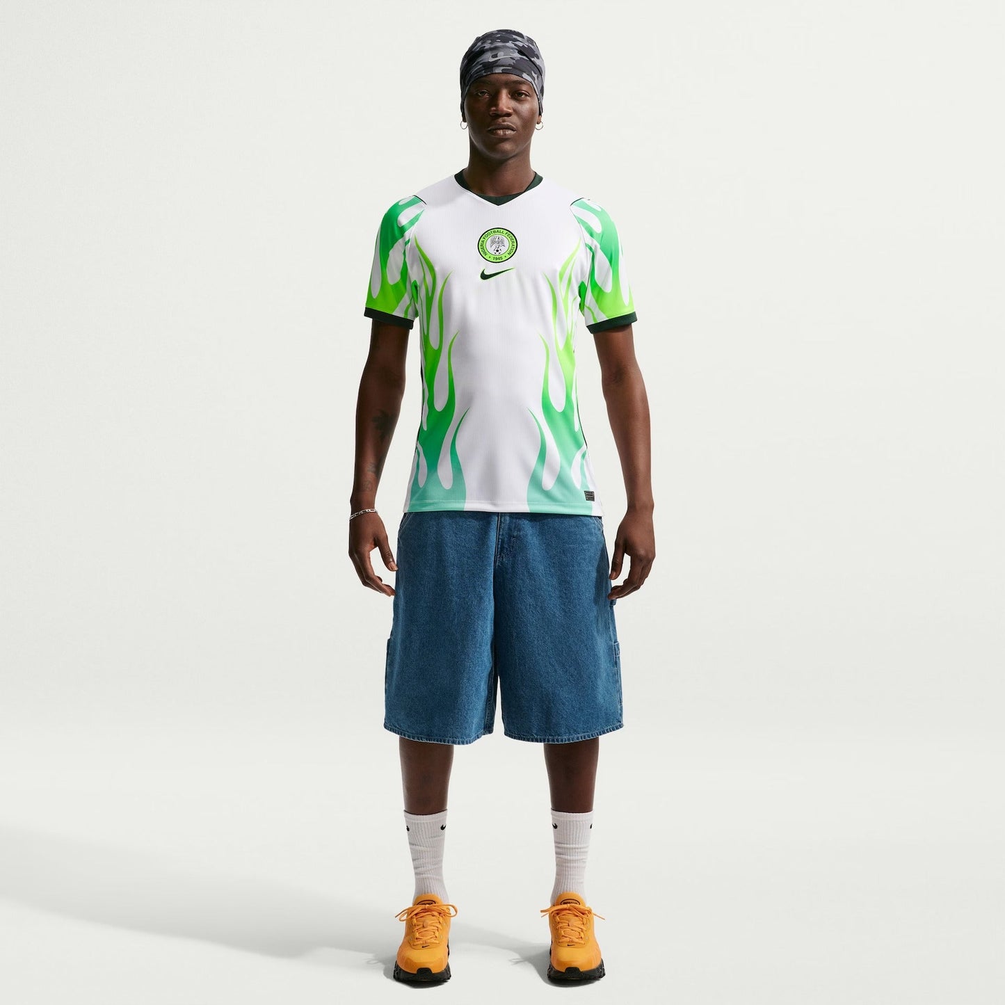 Camisa Nigéria 2026/27 II - detalhe da gola