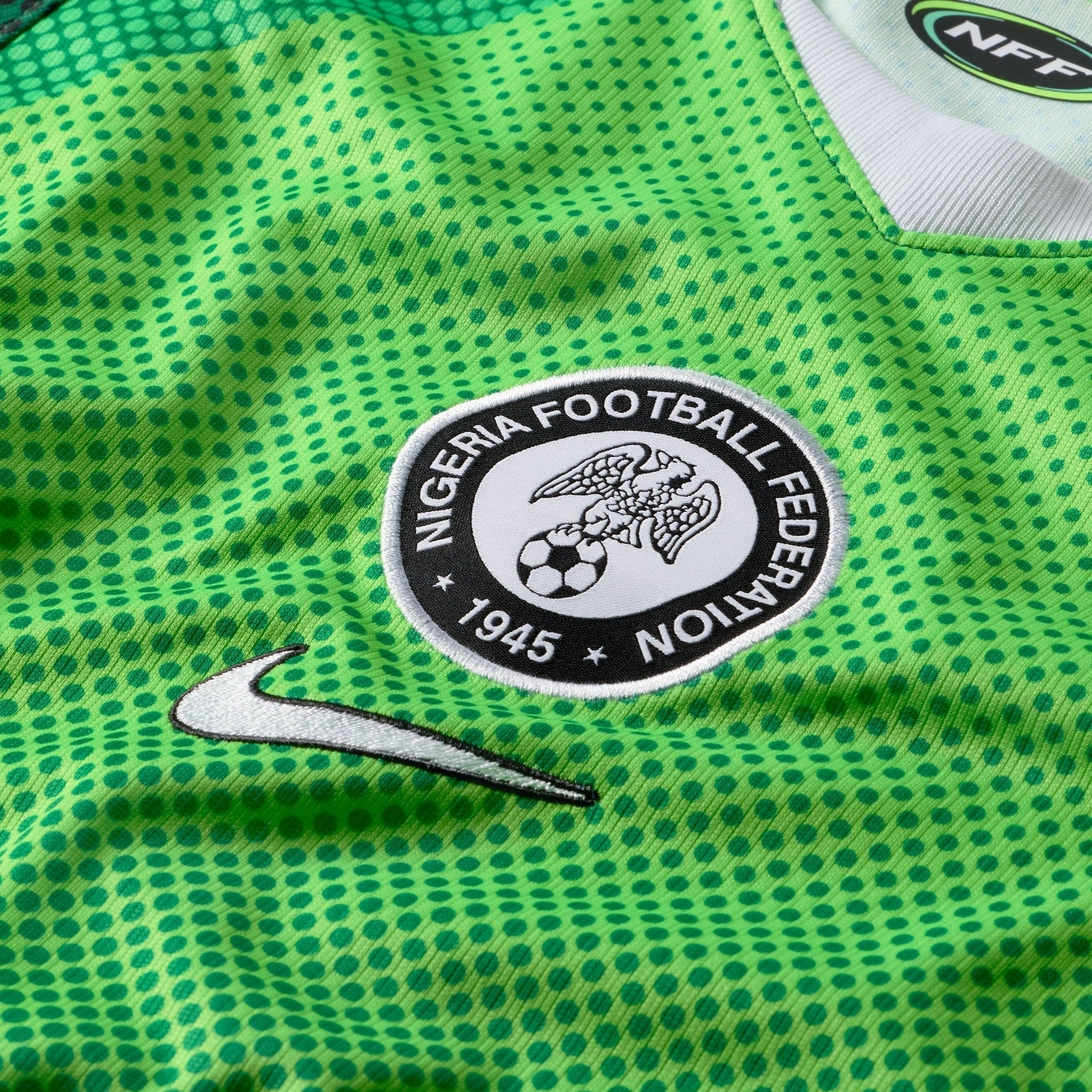 Conjunto Infantil Nigéria 2026/27 I Kit - detalhe