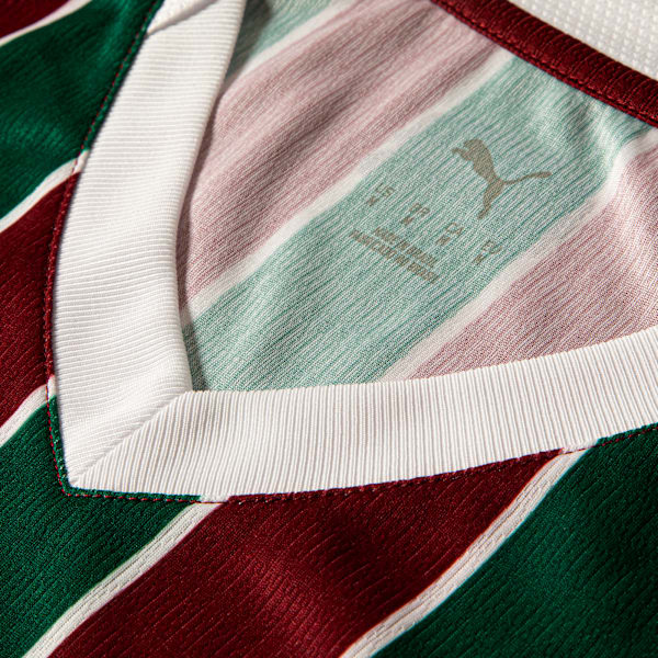 Camisa Fluminense 2026/27 l Jogador - detalhe da gola