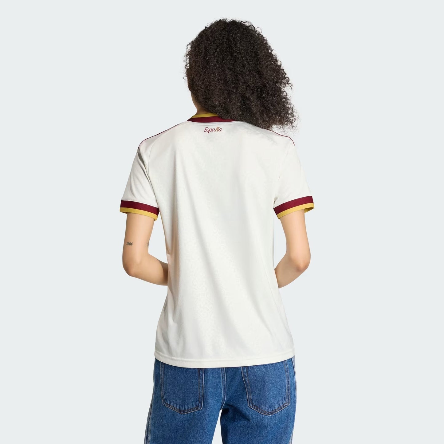 Camisa Feminina Espanha 2026/27 II - detalhe da manga