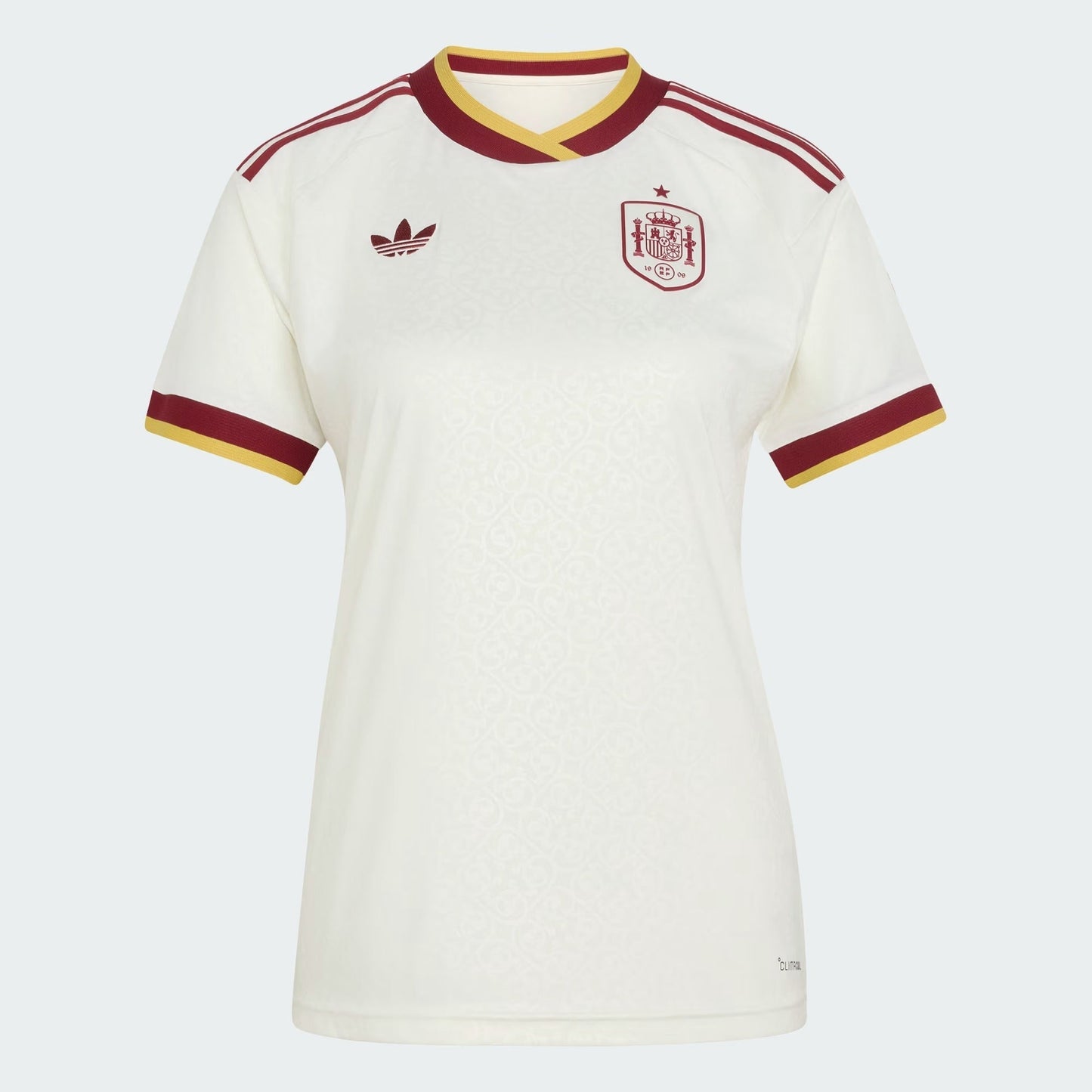 Camisa Feminina Espanha 2026/27 II - detalhe da gola