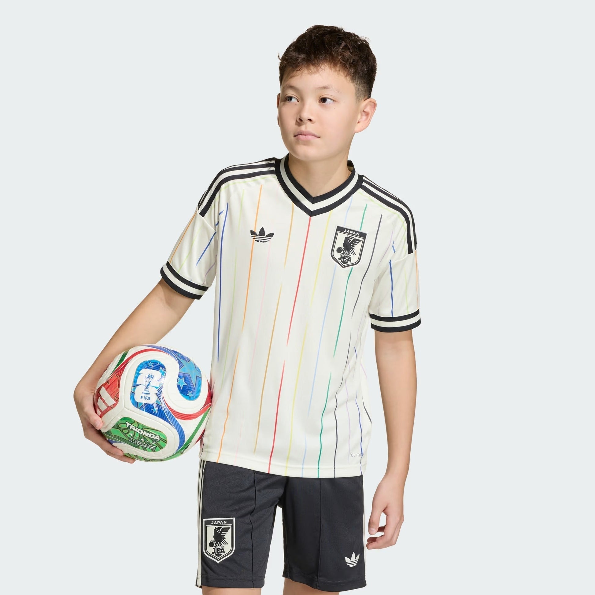 Conjunto Infantil Japão 2026/27 II Kit - detalhe da manga